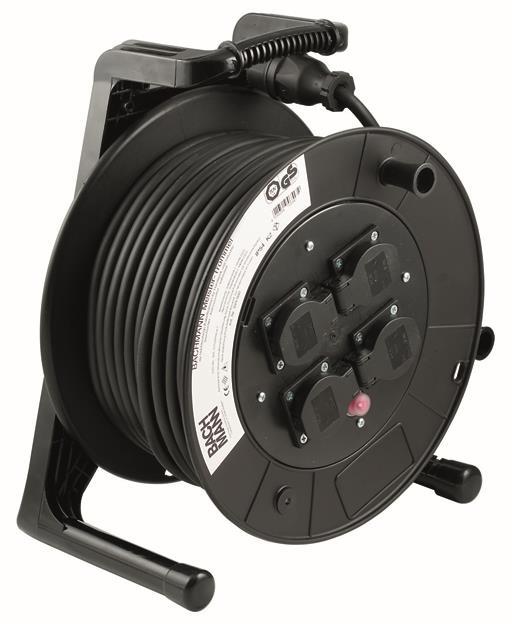 Bachmann KABELTR 4xCEE7/3 IP54 25m H07RN-F3G1,5 CEE7/7 Bachmann KABELTR 4xCEE7/3 IP54 25m H07RN-F3G1,5 CEE7/7